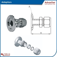 Picture of Flange to Two-Ferrule Adaptors